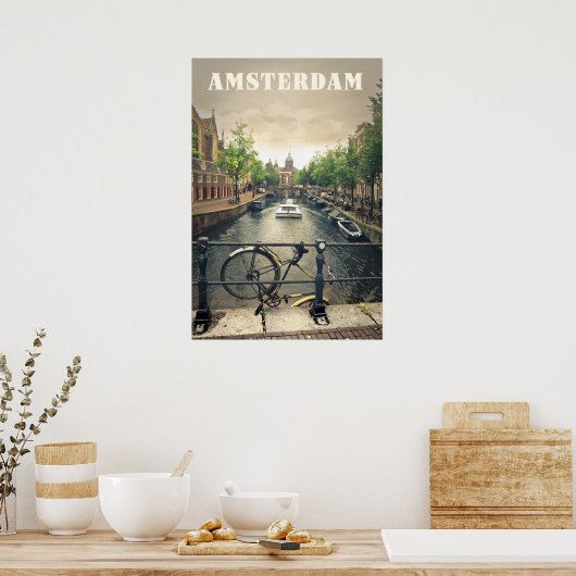 Affiche d'Amsterdam (Cuisine)