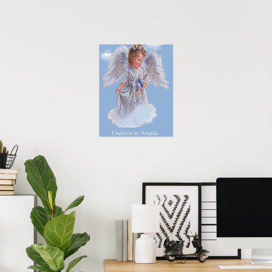 affiche d'anges (Bureau à domicile)