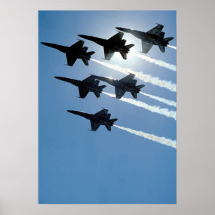 Affiche d'anges bleus