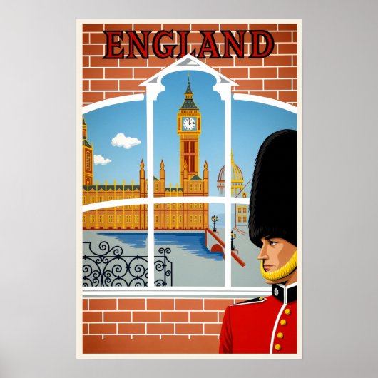 Affiche d'Angleterre (Devant)