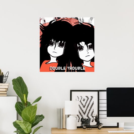 Affiche d'anime - (Bureau à domicile)