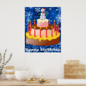 Affiche d'anniversaire de décembre (Cuisine)