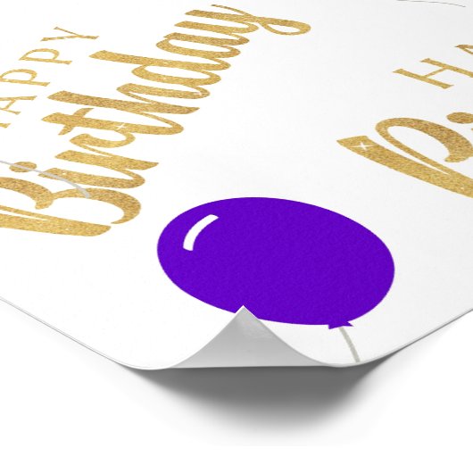 Affiche d'anniversaire de février (Coin)