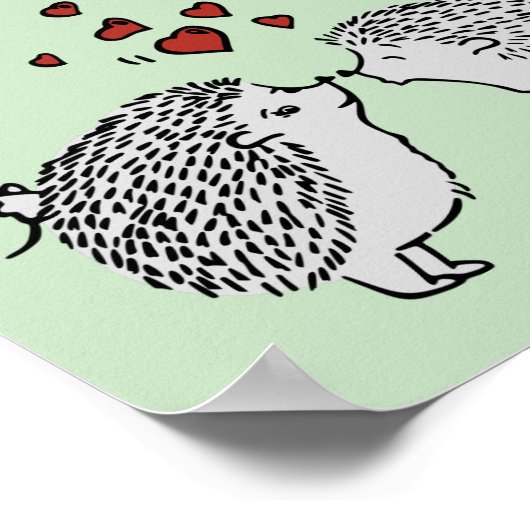 Affiche d'anniversaire de Hérisson (Coin)