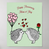 Affiche d'anniversaire de Hérisson (Devant)