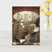 Affiche dans la carte de bibliothèque (Fleur jaune)