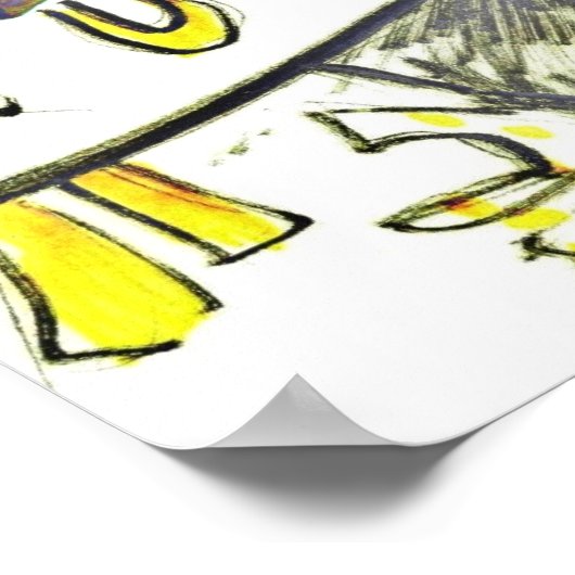 Affiche Dans La Mode Vogue Illustration (Coin)