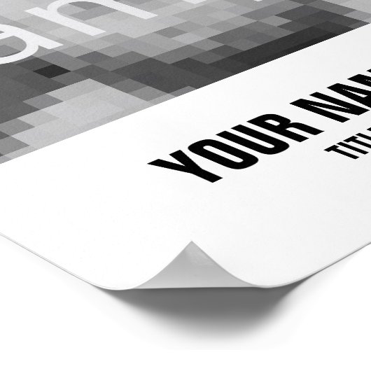 Affiche d'appréciation de l'employé du mois (Coin)