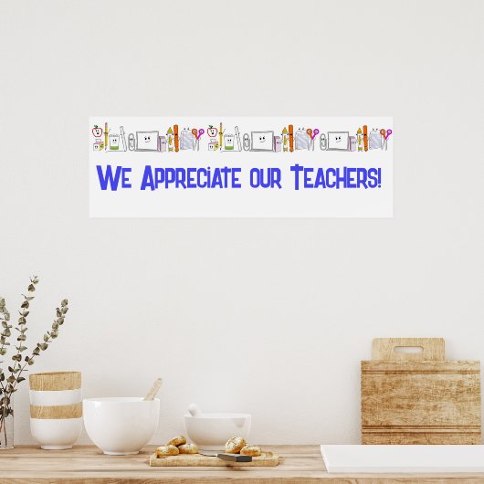 Affiche d'appréciation de l'enseignant (Cuisine)