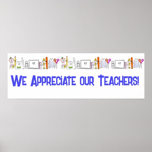 Affiche d'appréciation de l'enseignant (Devant)