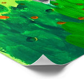 Affiche d'aquarelle d'éléphant africain (Coin)