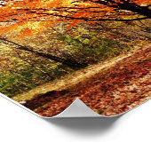 Affiche d'arbre d'automne, érable en automne (Coin)