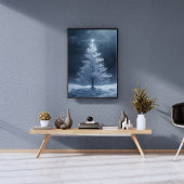 Affiche d'arbre de Noël festif