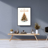 Affiche d'arbre de Noël — Vacances d'hiver magique