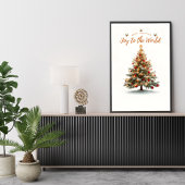 Affiche d'arbre de Noël — Vacances d'hiver magique