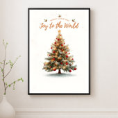 Affiche d'arbre de Noël — Vacances d'hiver magique