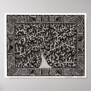 Affiche d'arbre de sommeil