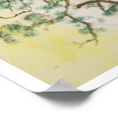 Affiche d'arbre yin yang, lune, design original (Coin)