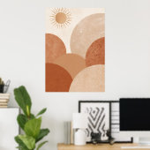 Affiche d'arche de soleil du désert | Art mural bo (Bureau à domicile)