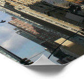 Affiche d'architecture colorée de New York (Coin)