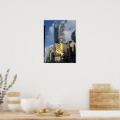 Affiche d'architecture colorée de New York (Cuisine)