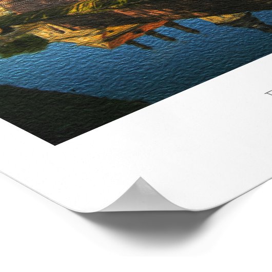 Affiche d'architecture de palais de Nesvizh Biélor (Coin)