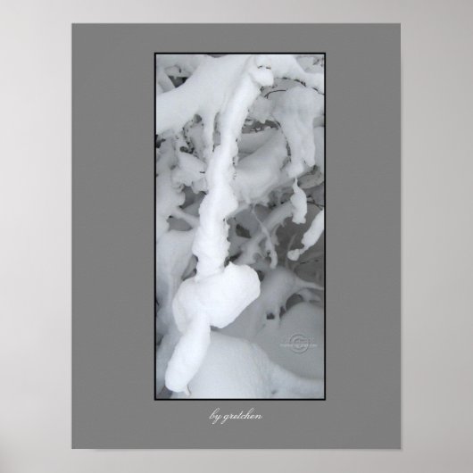 Affiche d'architecture d'hiver par gretchen (Devant)