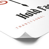 Affiche d'archive de force traditionnelle Hold Fas (Coin)
