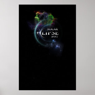 Affiche d'archives Solar Eclipse 2017