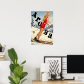 Affiche d'Arosa, Suisse (Bureau à domicile)