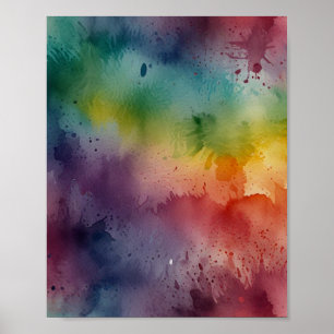Affiche d'art à l'aquarelle élégante