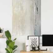 Affiche d'art Abstrait beige (Bureau à domicile)