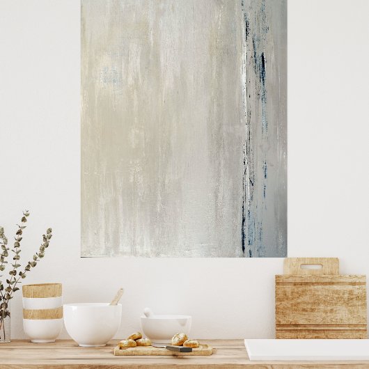 Affiche d'art Abstrait beige (Cuisine)
