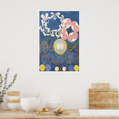 Affiche d'art abstrait de Hilma Af Klint Indigo (Cuisine)