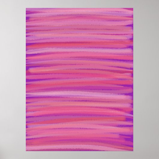 Affiche d'art abstrait de teinte printanière (Devant)