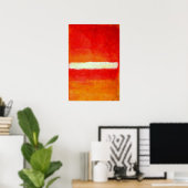 Affiche d'art abstrait moderne - Style Rothko (Bureau à domicile)