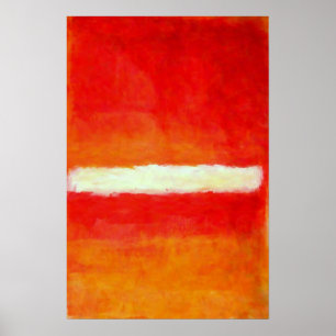 Affiche d'art abstrait moderne - Style Rothko