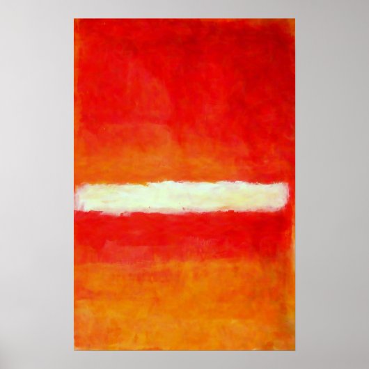 Affiche d'art abstrait moderne - Style Rothko (Devant)