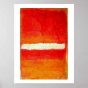 Affiche d'art abstrait moderne - Style Rothko