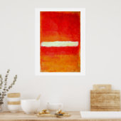 Affiche d'art abstrait moderne - Style Rothko (Cuisine)