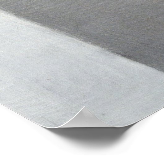 Affiche d'art Abstrait neutre 'au-dessus' Imprimer (Coin)