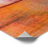 Affiche d'art abstrait original imprimée (Coin)