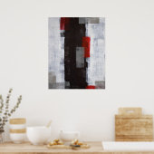 Affiche d'art Abstrait 'Power Trip' Imprimer (Cuisine)