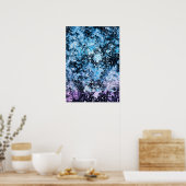 Affiche d'art abstraite congelée (Cuisine)