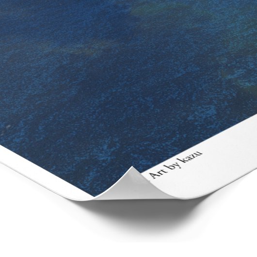 affiche d'art aéronautique "Aichi E16A Zuiun" Paul (Coin)