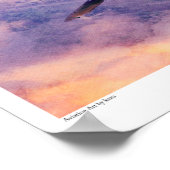 Affiche d'art aéronautique "Brewster F2A Buffalo" (Coin)