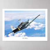 Affiche d'art aéronautique "F6F Hellcat" (Devant)