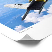 Affiche d'art aéronautique "F6F Hellcat" (Coin)