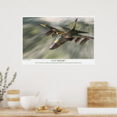 affiche d'art aéronautique " F-111 Aardvark" (Cuisine)