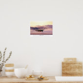 Affiche d'art aéronautique "Tachikawa Ki-94-II" (Cuisine)